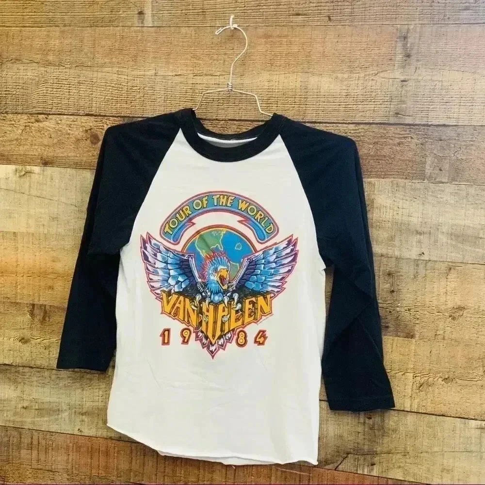 Vintage Authentic Tour Of The World Van Halen 1984 Shirt